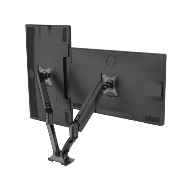 QTECH DUAL MONITOR ARM GAS SPRING