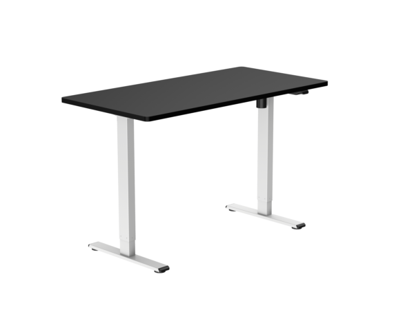 QTECH ADJUSTABLE TABLE 1400x700MM GRAY/BLACK - Image 2