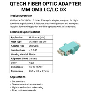 MM OM3 LC/LC Duplex (DX)