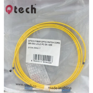 LC to LC single mode OS2 duplex fiber optic patch cord for high-speed network connections