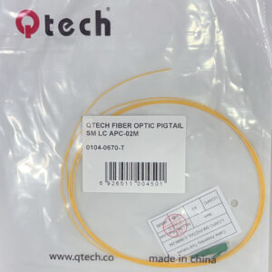 SC multimode OM3 fiber optic pigtail for splicing in data and telecom networks