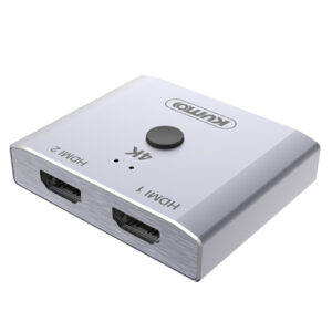 KUMO 2 PORT HDMI BI-DIRECTIONAL SWITCH, 4K@60Hz