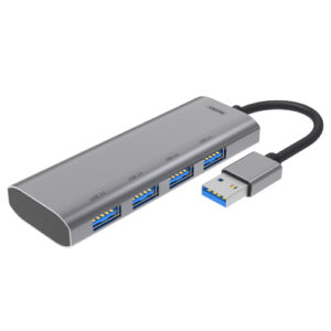 USB TYPE A/M TO 4xU3 HUB, 4xUSB 3.0 FEMALE