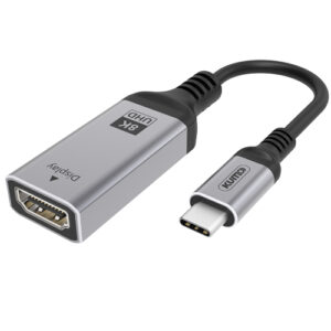 KUMO USB TYPE C TO HDMI FEMALE ADAPTER, 8K, 15CM